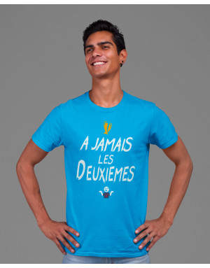 copy of T-shirt A Jamais Les Deuxièmes, Coupe cassée, Supporters de Marseille ou Paris
