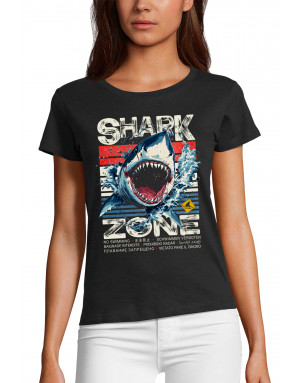 T-shirt 3D animé Requin SHARK ZONE