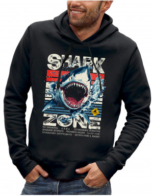 Sweat à capuche 3D animé requin SHARK ZONE