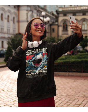 copy of Sweat à capuche 3D animé requin SHARK ZONE
