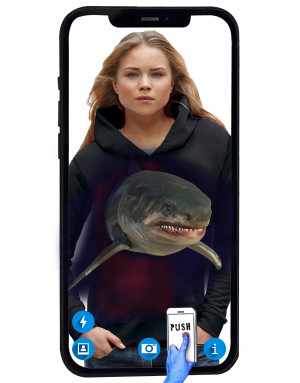 copy of Sweat à capuche 3D animé requin SHARK ZONE