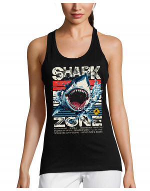 Débardeur 3D animé requin SHARK ZONE