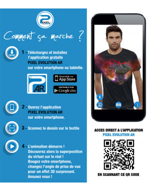 T-shirt 3D animé BIKER