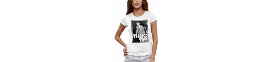 T-shirt CHIRAC THUG LIFE METRO