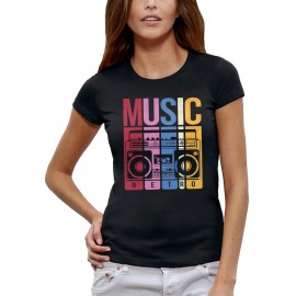 T-shirt MUSIC RETRO