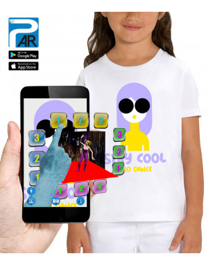 T-shirt 3D animé STAY COOL AND DANCE