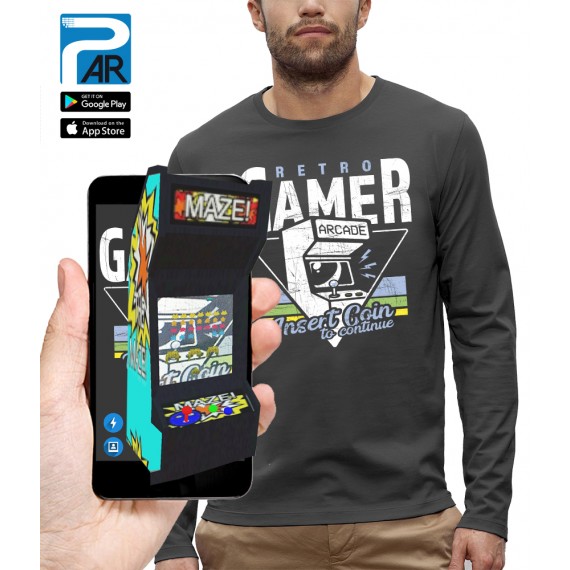 T-shirt ML 3D RETRO GAMER