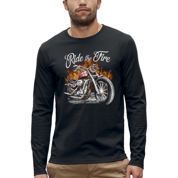 T-shirt ML BIKERS - RIDE THE FIRE