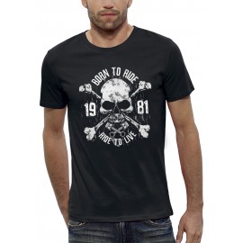 T-shirt BORN TO RIDE - RIDE TO LIVE
