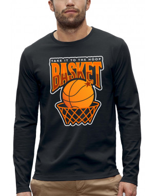 T-shirt ML 3D animé BASKETBALL