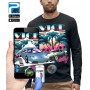 T-shirt ML 3D VICE CITY