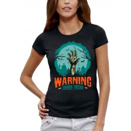 T-shirt 3D WARNING ZOMBIE INSIDE