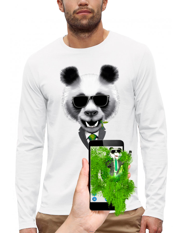 T-shirt ML 3D animé PANDA