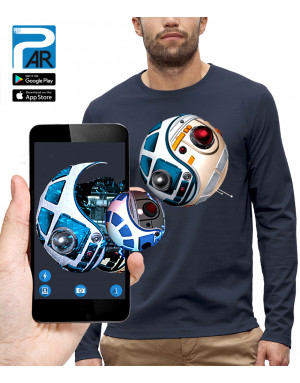 T-shirt ML 3D animé DROIDE