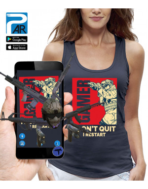 Débardeur 3D animé GAMER