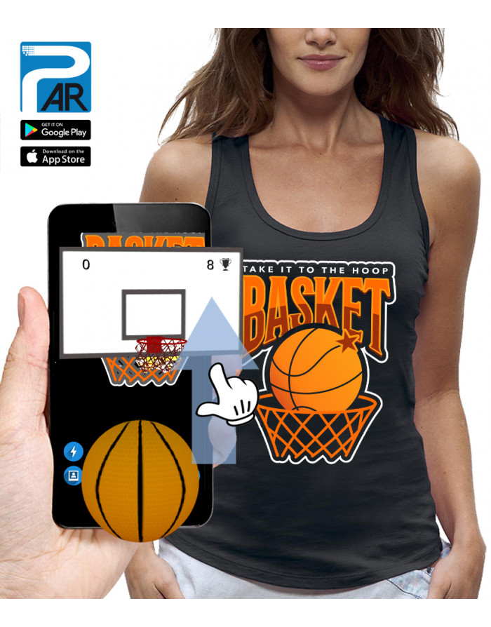 Débardeur 3D animé BASKETBALL