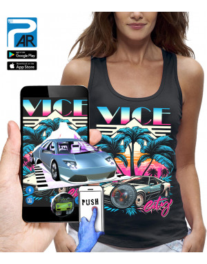 Débardeur 3D animé VICE CITY