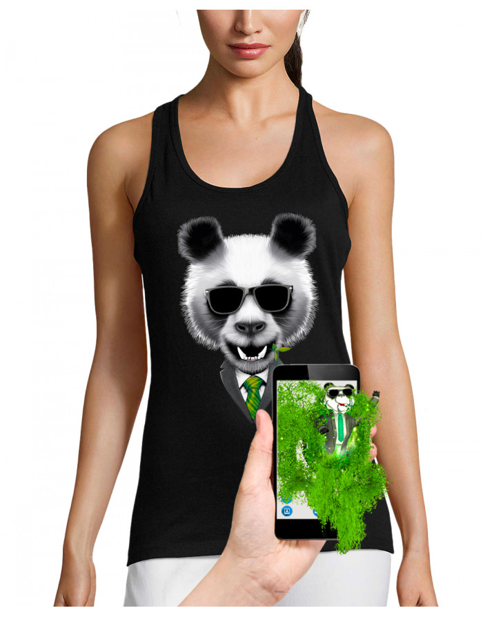 Débardeur 3D animé PANDA