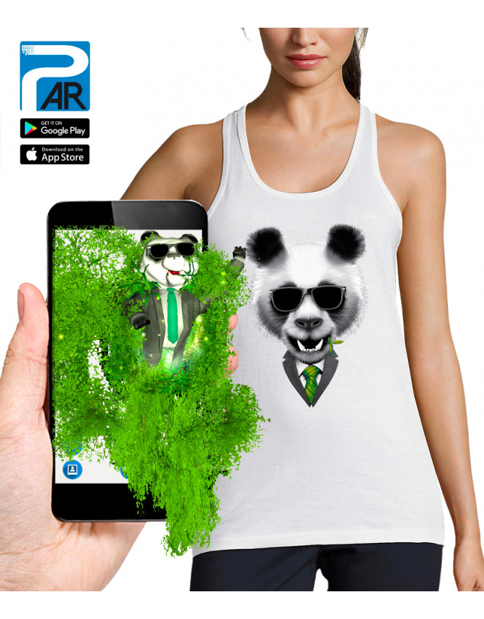 Débardeur 3D animé PANDA