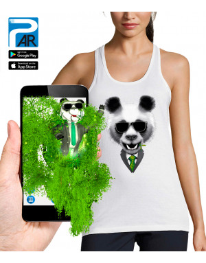 Débardeur 3D animé PANDA