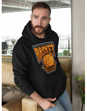 Sweat à capuche 3D animé BASKETBALL