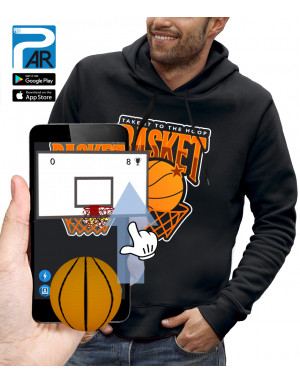 Sweat à capuche 3D animé BASKETBALL