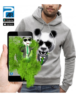 Sweat à capuche 3D animé PANDA