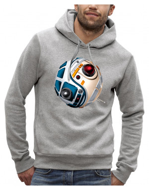 Sweat à capuche 3D animé DROIDE