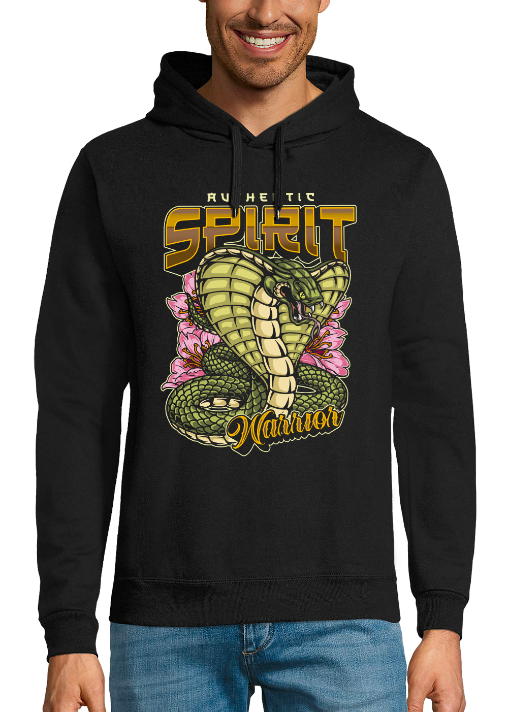 sweat-a-capuche-homme-gris-authentic-spirit-warrior.jpg