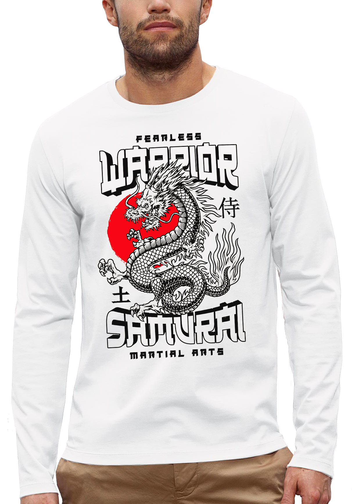 t-shirt-manches-longues-homme-blanc-dragon-warrior-samourai.jpg